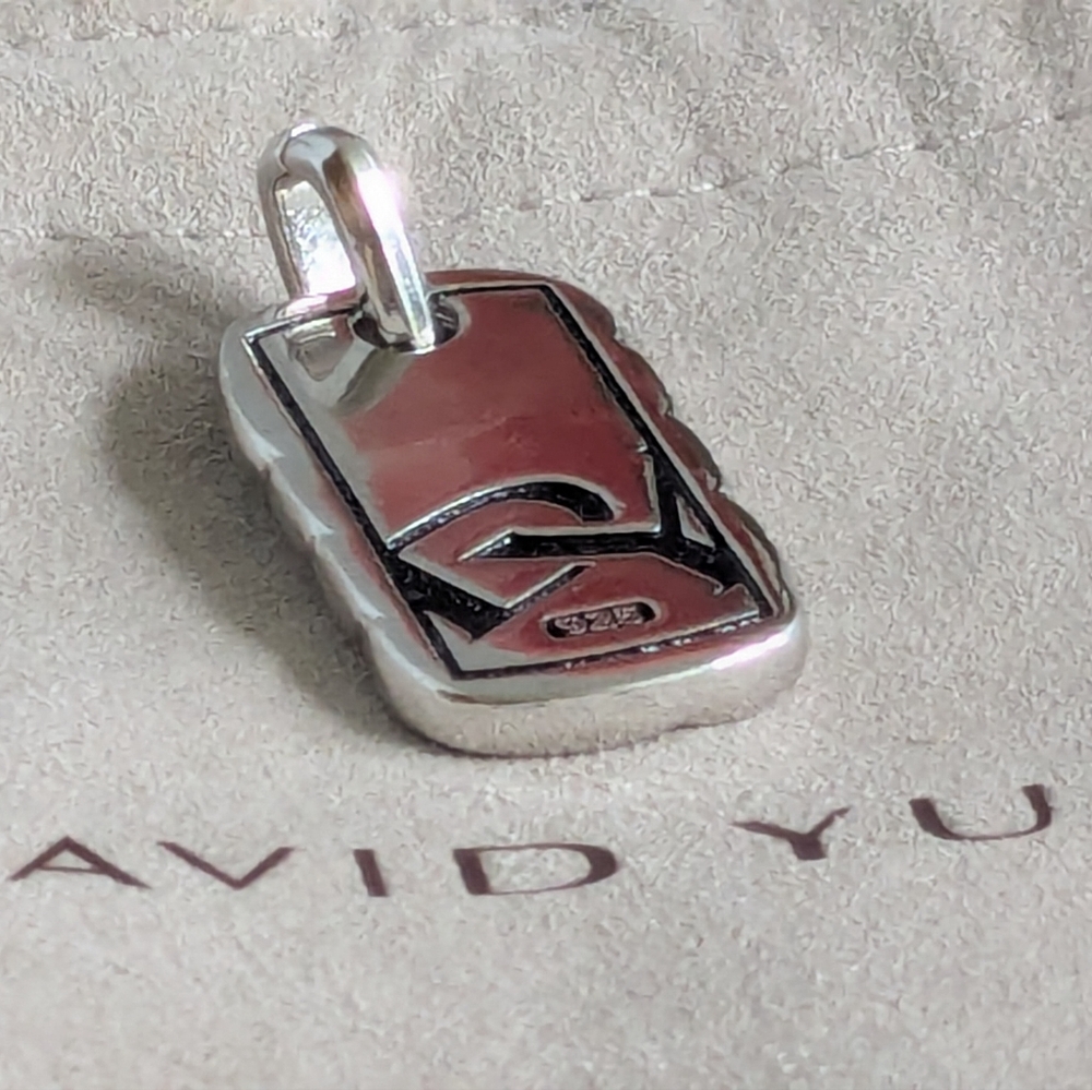 David Yurman Silver Geometric Pendant